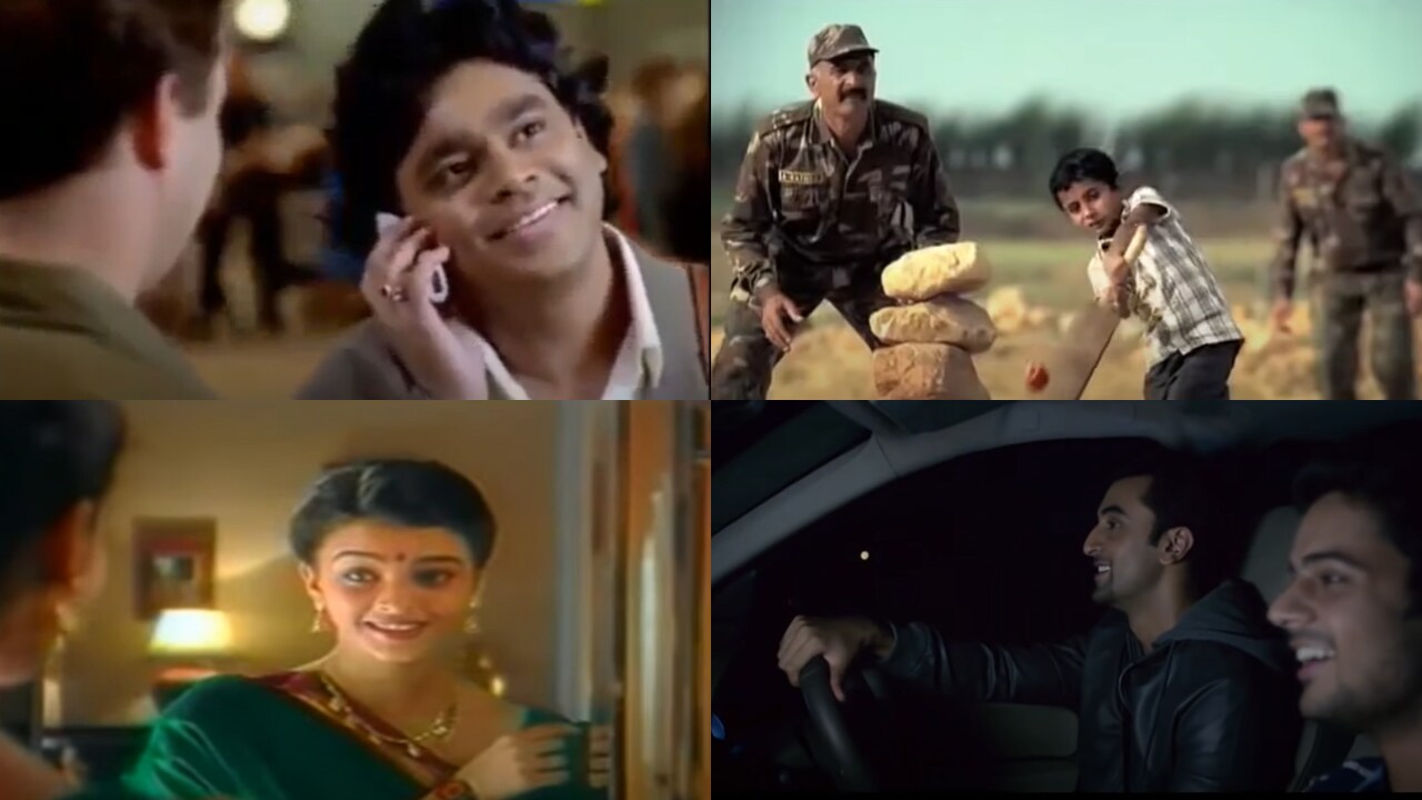 AR Rahman – the recipient of the esteemed Padma Shri and Padma Bhushan, is perhaps one of the very few Indian music directors who with his Carnatic, Hindustani classical and Western influence has garnered admiration, love and support all over the world. (Image source: Stills from the ads)