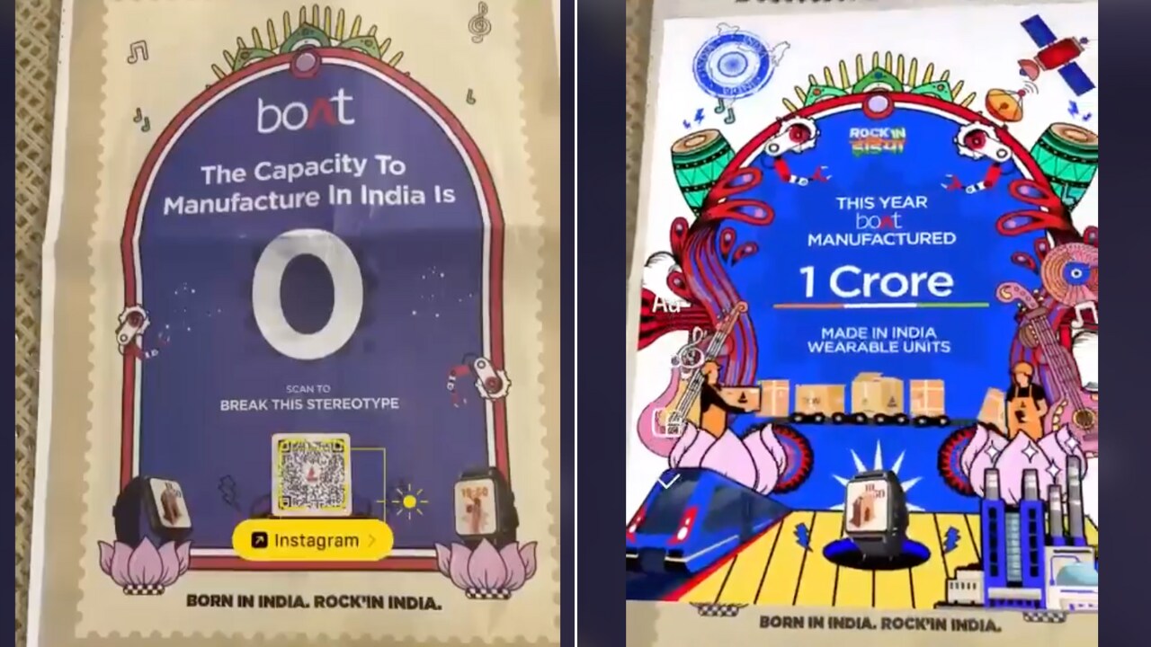boAt’s campaign not only promotes the 'Make in India' initiative but also spotlights India as an efficient manufacturing hub globally.