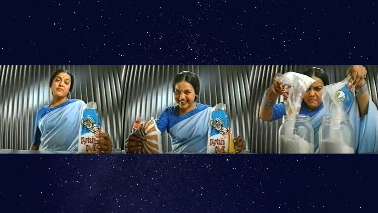 Towards the end of the film, the shot of the brand’s pack appears, and the voice of dubbing and voiceover artist Brij Bhushan is heard where he says, ‘Extra free flow Captain Cook namak’. “Since we had already said everything, I was of the opinion that we do the voiceover and packshot of the ordinary salt. That is when Nitish interjected, ‘That would be taking too much of a risk. We are already making a commercial that does not have a precedent. So, don’t go that far,’” filmmaker Prasoon Pandey says.