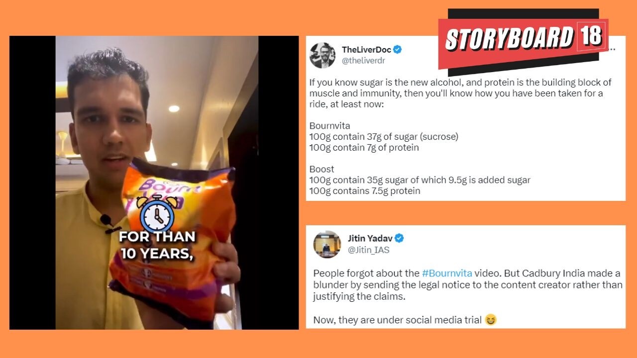 Mondelez India sprang into action and was quick to post a detailed clarification that the brand has only permissible and safe limits (every serve of Bournvita has 7.5 gm of added sugar, which is approximately one and a half teaspoons) of sugar content. (Stills from the tweets)