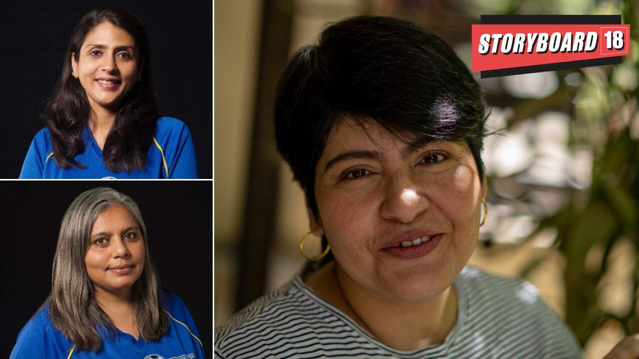 Mausumi Kar (right) shares the spotlight with the soccer mom duo Priya Gopalan (bottom left) and Sandhya Rajan,(top left founders of Great Goals.