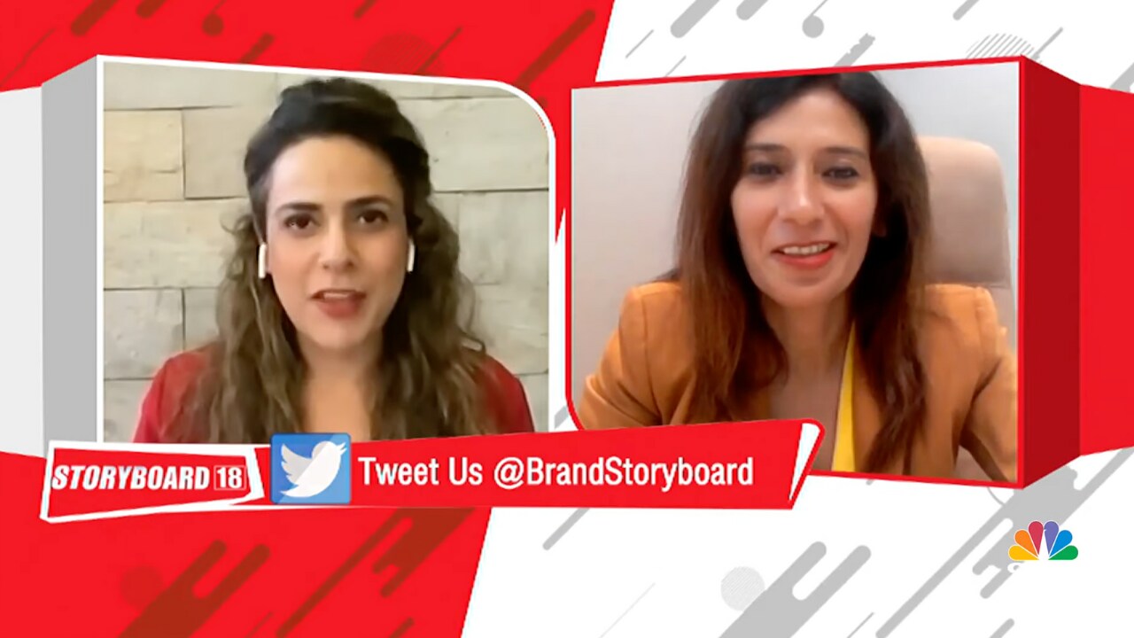 Pooja Sahgal, CMO, Raymond Consumer Care with Storyboard18's Delshad Irani