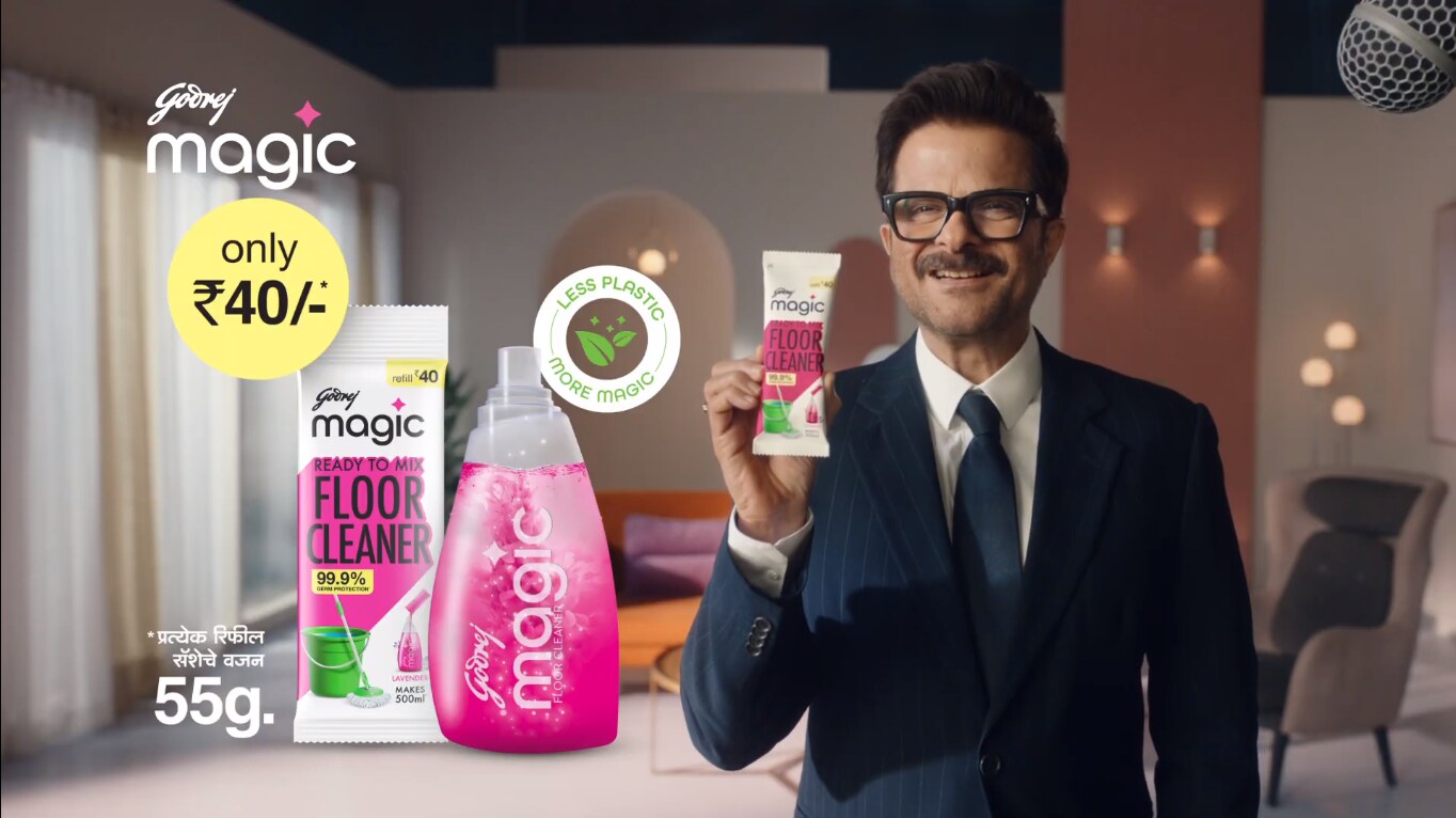 Anil Kapoor who was recently seen in The Night Manager 2, teamed up with the brand for a cheerful television commercial to create awareness of this floor cleaner format.