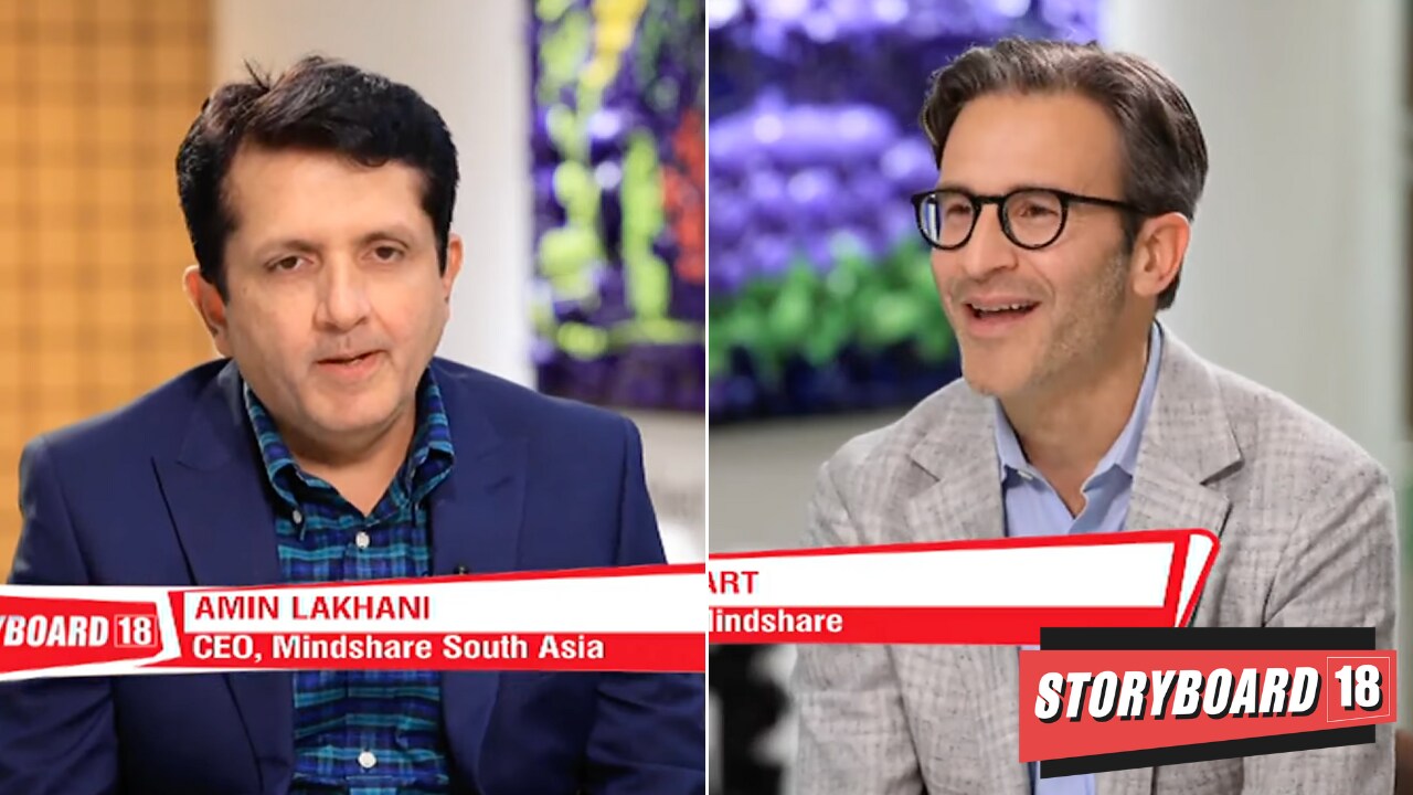 Amin Lakhani, CEO, Mindshare South Asia along with Adam Gerhart, global CEO, Mindshare.