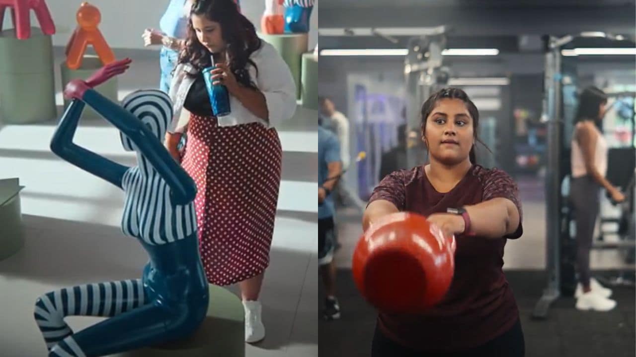 The ad film shows the woman in an art gallery where every single portrait is of a thin woman. The audience can also see the plus-sized woman in a gym, where she has got the confidence to flirt with a boy.