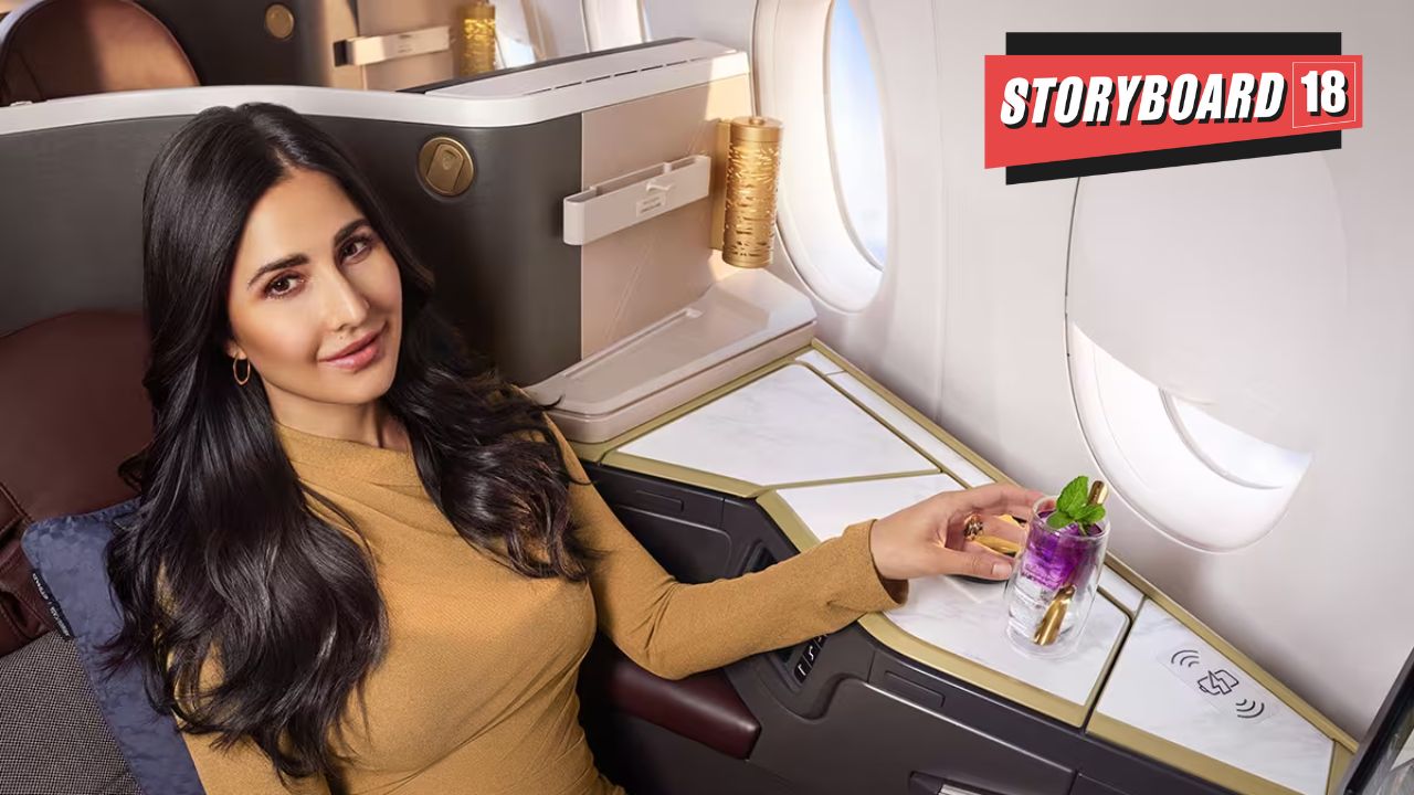 Katrina Kaif's partnership with the airline bolsters its foothold in the Indian market, where it currently serves eight Indian cities.