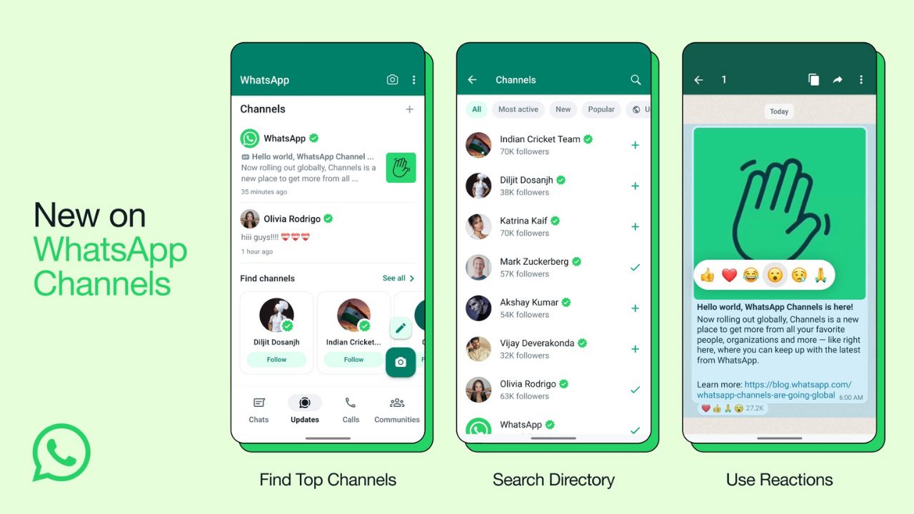 With Channels, WhatsApp’s goal is to build the most private broadcast service available. Channels are separate from chats, and who you choose to follow is not visible to other followers. It also protects the personal information of both admins and followers, the company said in a statement.