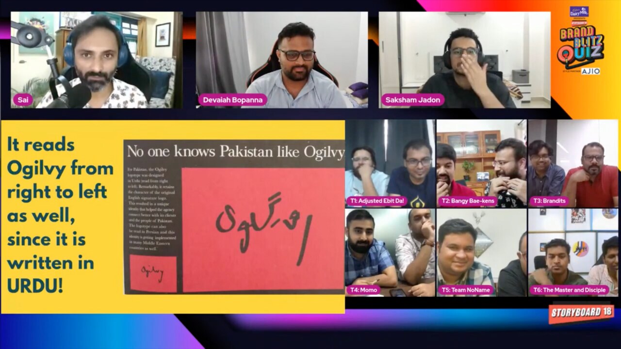 It can be read from both sides. In English, from left to right it reads ‘Ogilvy’ as signed by David Ogilvy himself. However, when read from right to left, it reads the same in Urdu or Persian.