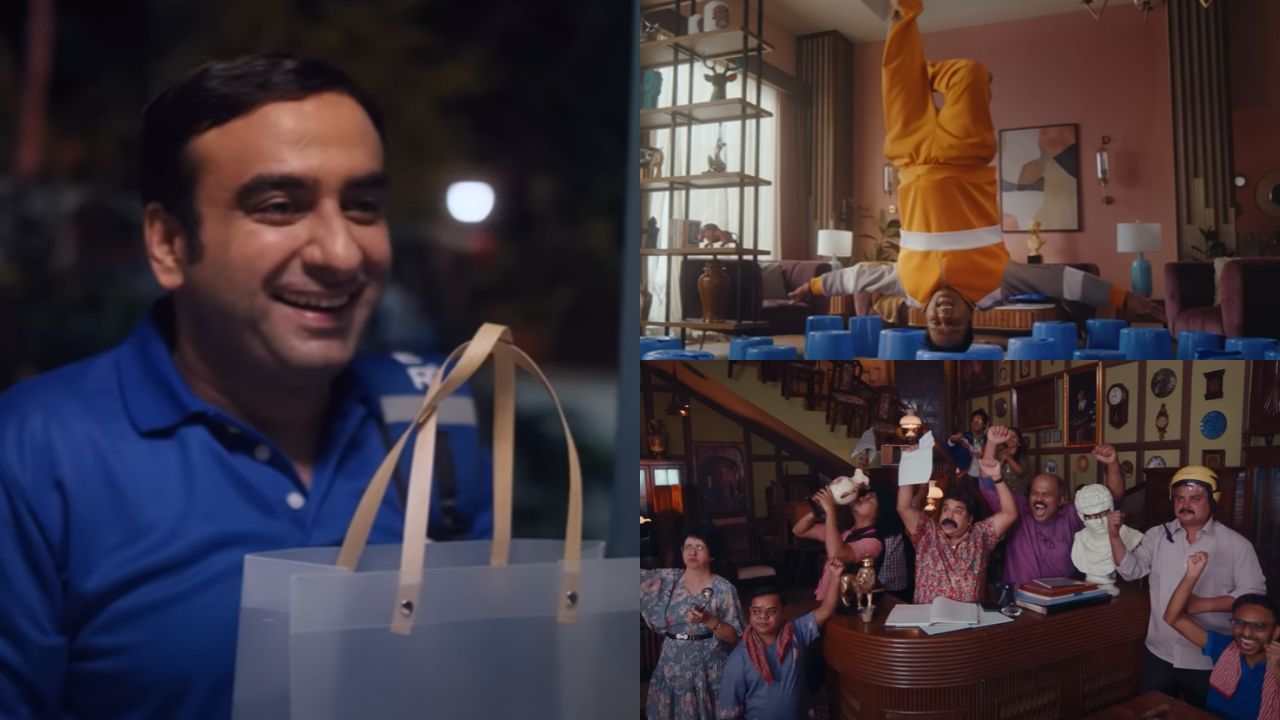 The films also highlight how Porter delivery partners aid the timely delivery of anything, anytime and anywhere, helping fans support their team. (Stills from the ads)