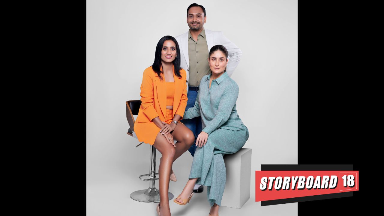 Vineeta Singh (left), Kaushik Mukherjee (centre), and Kareena Kapoor Khan (right)