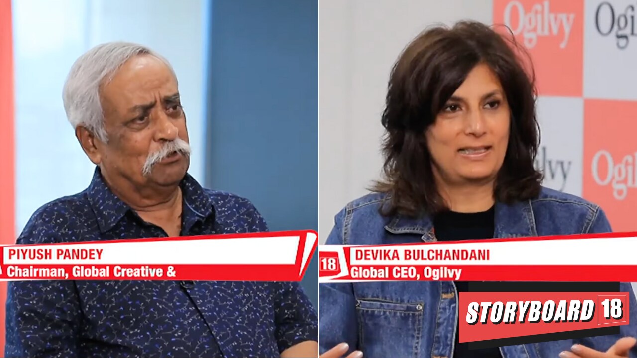 Piyush Pandey and Devika Bulchandani, global CEO, Ogilvy