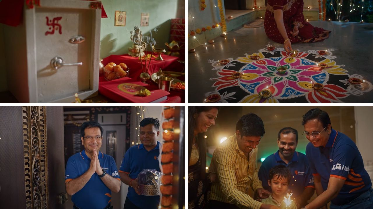 Conceptualised by The Womb, the film released on Piramal Finance's social media and TV channels captures the essence of "Pehli Diwali" for new homeowners and entrepreneurs. (Stills from the campaign)