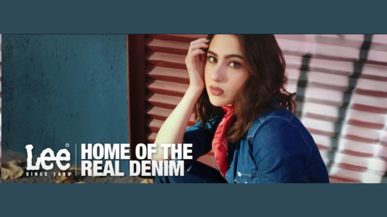 Sara Ali Khan making an entrance embodying fashion police and donning the ever-so-easy and comfortable denims from Lee makes the audience question their fashion choices and make a mental note to switch over to Lee. (Still from the ad)