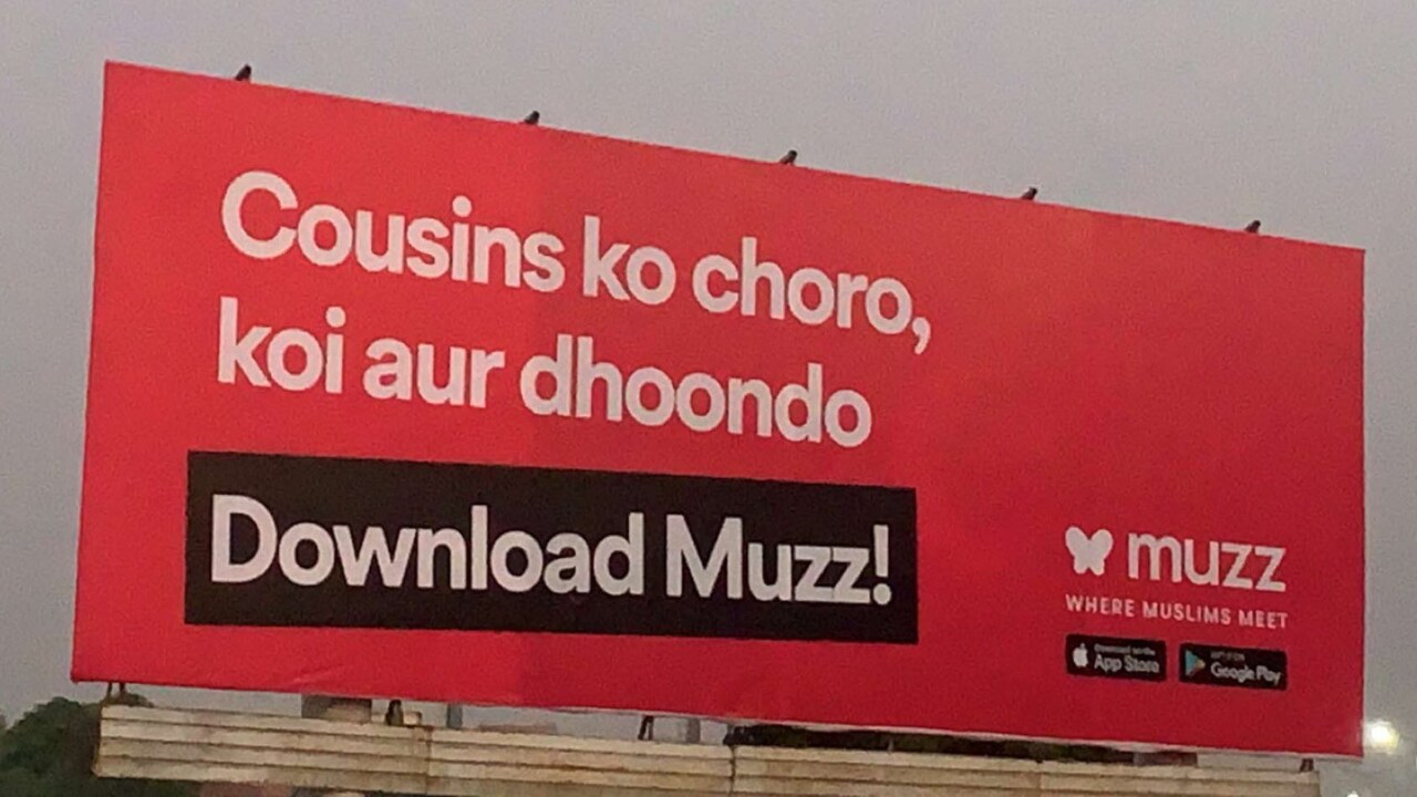 Muzz’s campaign has created a lot of buzz in Pakistan as it challenges its cultural norms and traditions surrounding relationships. (Image sourced via X)