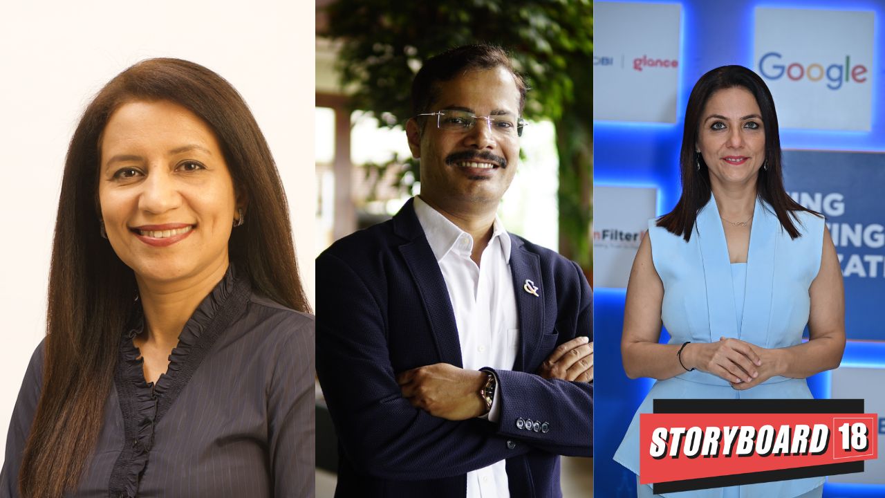 Anupriya Acharya, South Asia CEO, Publicis Groupe (left), Lalatendu Das, CEO, Performics India (centre) and Moneka Khurana, Country Head & Board Member, MMA Global India (right)