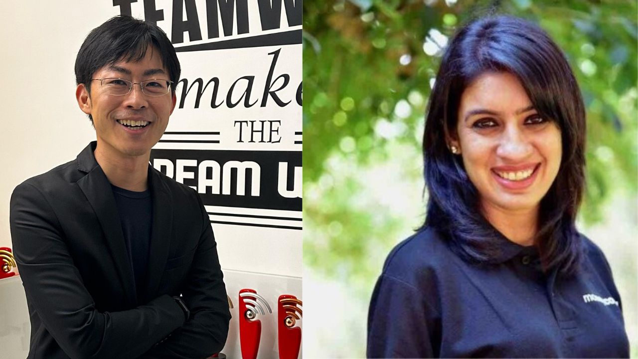 Otohiko Kozutsumi - Co-Founder and Chief Commercial Officer AnyMind Group (left). And Rubeena Singh, Country Manager, India and MENA (right)