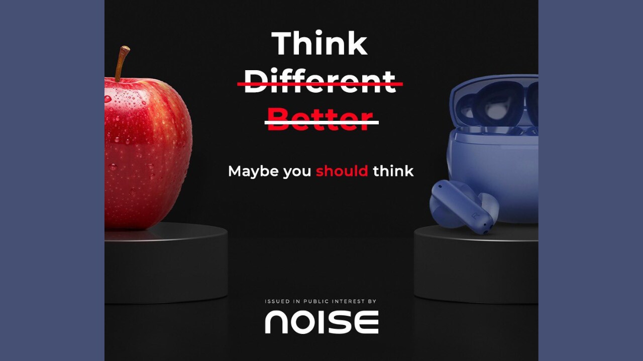 In the case of Noise, they striked out both ‘different’ and ‘better’, leaving just the word ‘think’.