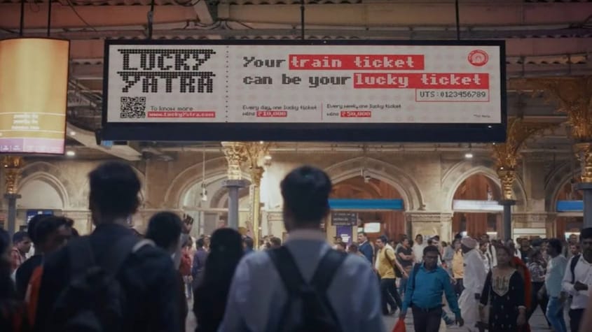 The initiative aimed to reduce rampant ticketless travel by transforming ticket purchase into a lottery-like incentive. 