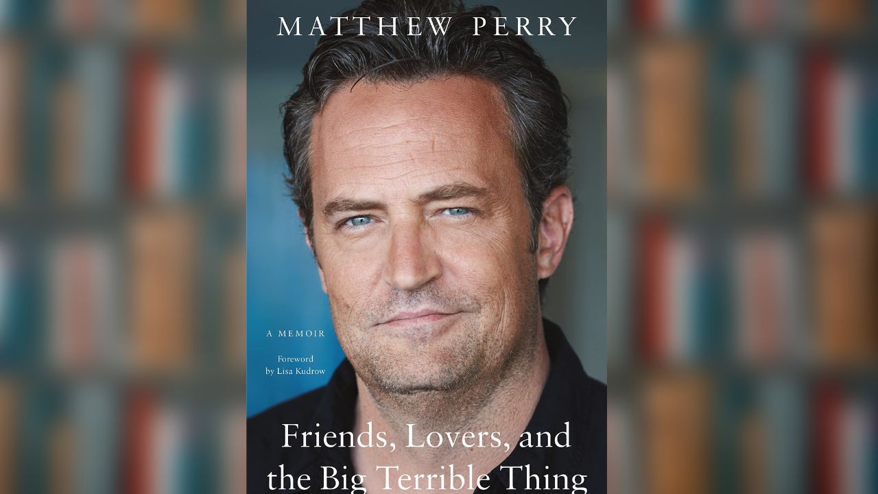 The book is replete with sentences where Matthew Perry lays his heart bare. His narrative is funny much like his character Chandler from the sitcom Friends. (Image: Amazon)