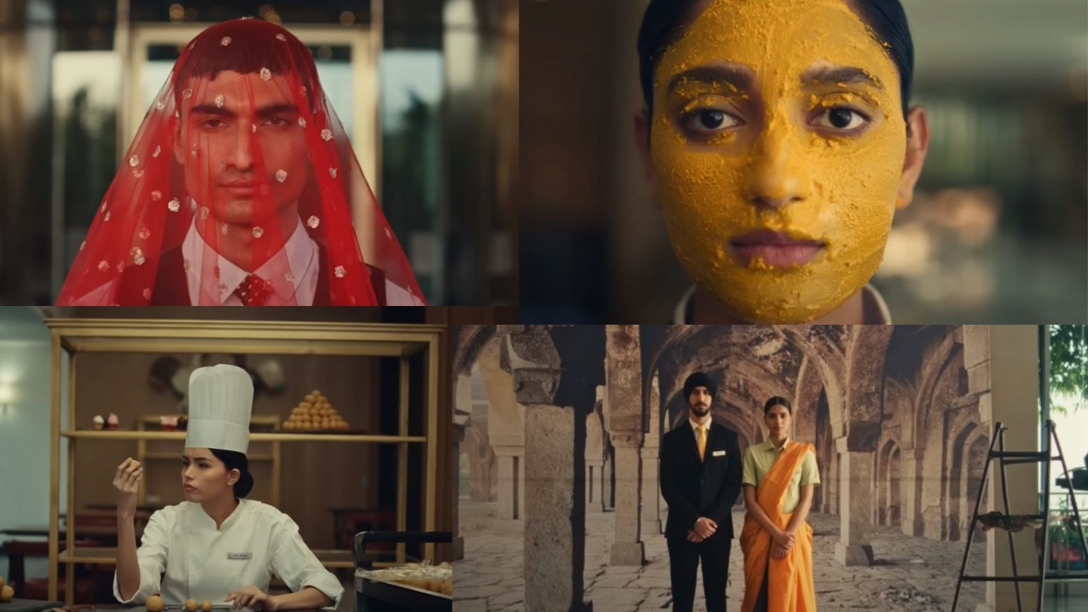 Conceptualized by Animal Advertising, Hyatt India's new commercial showcases how each staff at Hyatt puts themselves in the couples’ shoes to ensure that everything is perfect for their guests on their big day. (Images - Stills from the ad)