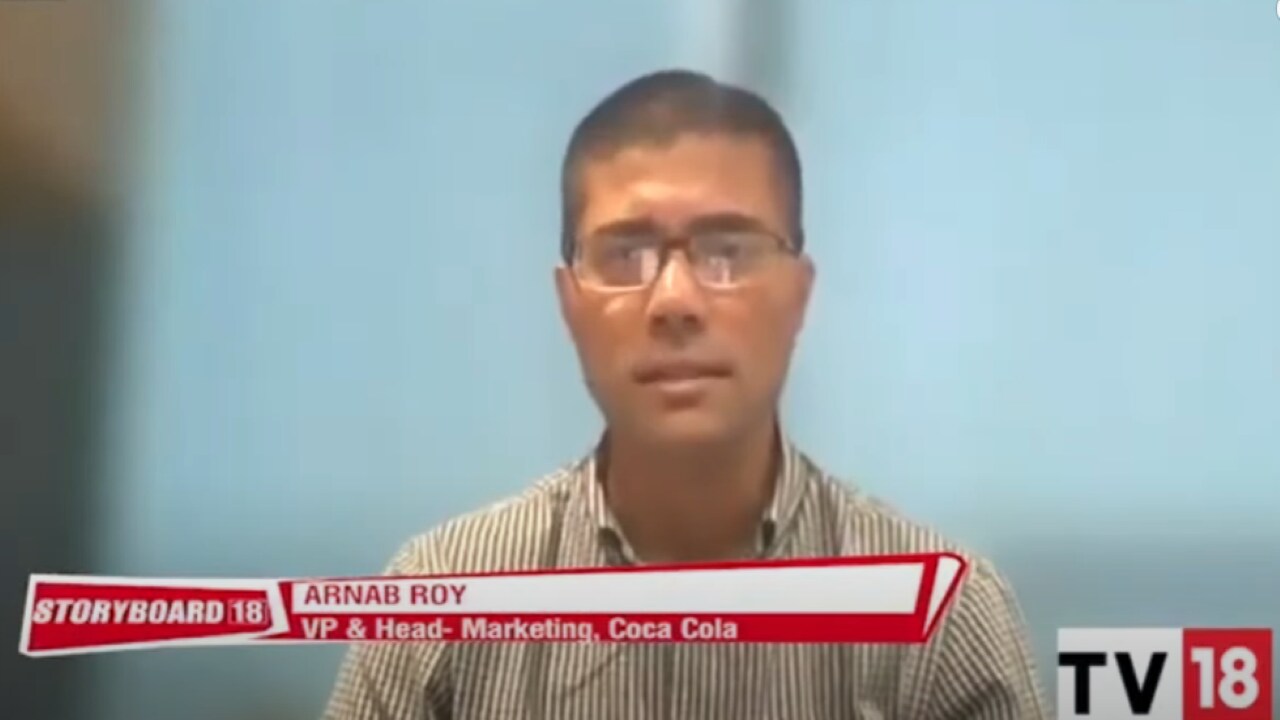 Arnab Roy, vice president and head of marketing, Coca-Cola India and Southwest Asia