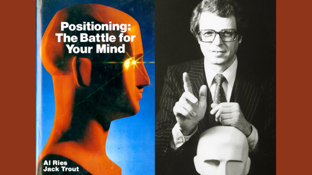 Al Ries entered the advertising scene in the early 1970s along with American advertising executive Jack Trout with the radical concept of positioning. It emphasised that marketers must fix a place for the brand in the consumer’s mind rather than centering their focus on brand benefits. (Image source: Ries.com)