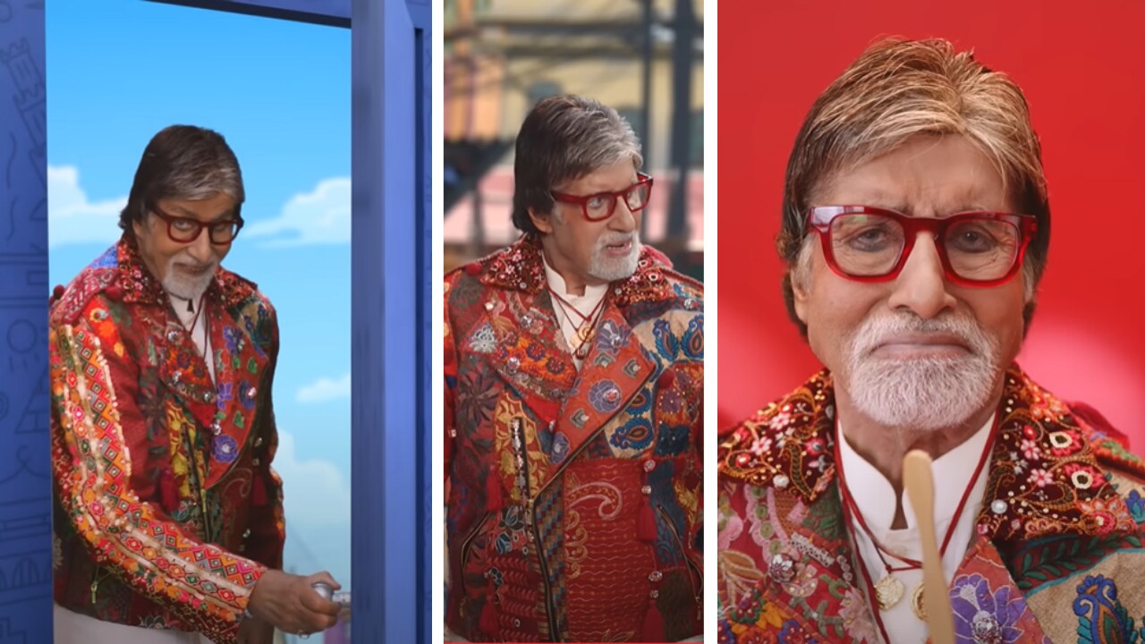 Representing Bachchan, top lawyer Harish Salve said there are tshirts and posters with the actor's face on them and that someone has registered a website domain name called "amitabhbachchan.com".(Stills from a recent Dabur Red commercial featuring Amitabh Bachchan)