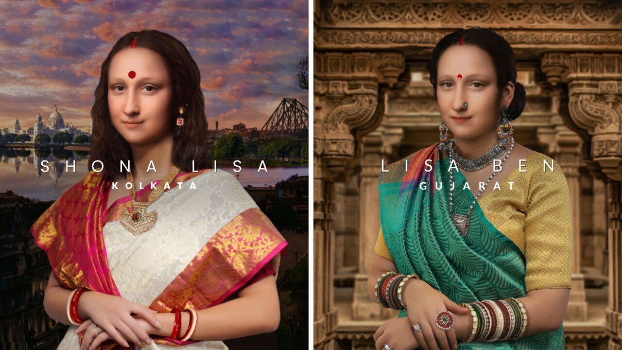 ReshaMandi's campaign features Mona Lisa in various traditional handloom sarees belonging to different Indian states such as Gujarat (Lisa Ben), Shona Lisa (Kolkata), Maharashtra (Lisa Tai) and Lisa Devi (Bihar) among others. The brand is attempting to make handloom heritage cool.